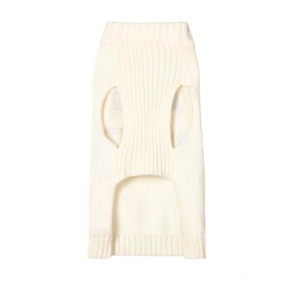 Wondershop Cream All is Bright Dog and Cat Sequin Pullover Knit Sweater NWOT - Picture 3 of 6